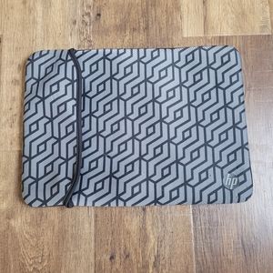 HP 14 Inch Gray Geometric Laptop Sleeve Case